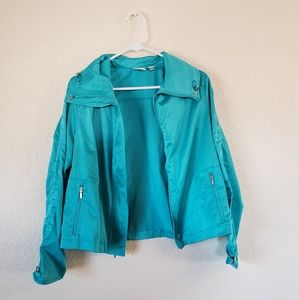 Chico's Blue Zip Up Jacket in Medium 💙